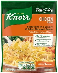 Knorr Pasta Sides Chicken Fettuccine, Pack of 12, 4.3 oz, No Artificial Flavors