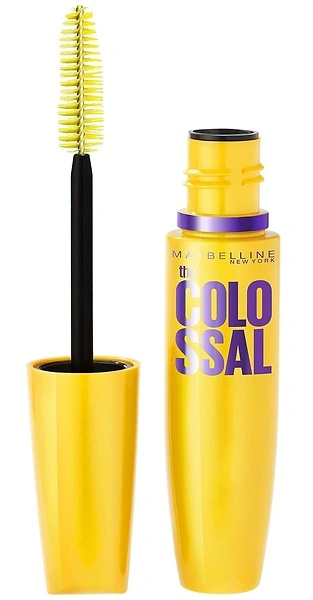 Maybelline Volum' Express Colossal Washable Mascara, Volumizing, Glam Black