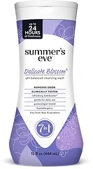 Summer's Eve Feminine Wash, Delicate Blossom, Daily pH-Balanced, 15 Fl Oz