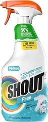 Shout Free Laundry Stain Remover Spray, Active Enzyme Formula, 22 oz