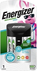 Energizer Recharge Pro AAA/AA Battery Charger with 4 NiMh Rechargeable Batteries