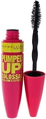 Maybelline Volum' Express Pumped Up Colossal Mascara, Washable, Glam Black