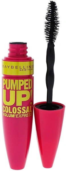 Maybelline Volum' Express Pumped Up Colossal Mascara, Washable, Glam Black