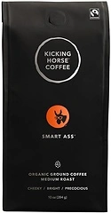 Kicking Horse Coffee, Smart Ass, Medium Roast, Ground, 10 Ounce