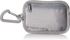 Travelon Travelon Rfid Blocking Clip Stash Pouch Travel Tote, Gray