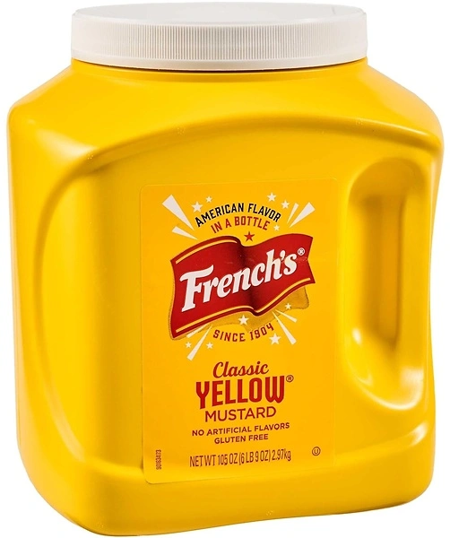 French's Classic Yellow Mustard, 105 oz - Bulk Container of Tangy Yellow Mustard