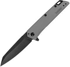 Kershaw Misdirect Pocketknife 2.9 in. 4Cr13 Black - Oxide Blade, Stainless Handle