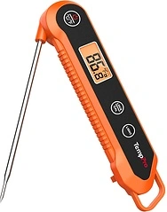 TempPro Digital Instant Read Meat Thermometer, Waterproof Kitchen Food Thermometer