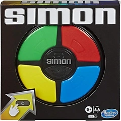 Hasbro Gaming Simon Handheld Electronic Memory Game with Lights and Sounds