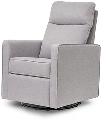 DaVinci Gabby 360 Swivel Glider Nursery Chair - High Pillowback, Misty Grey