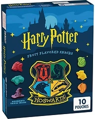 Harry Potter Fruit Flavored Snacks, Fat Free and Gluten Free, 8 oz, 10 Pouches