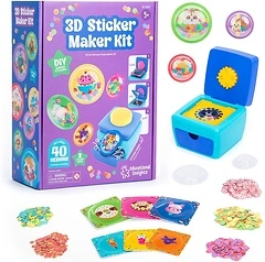 Educational Insights 3D Sticker Maker Kit - Craft Kit for Kids, Ages 5+