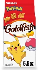Goldfish Pokemon Cheddar Cheese Crackers, 6.6 Oz Bag