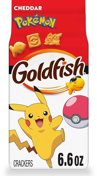 Goldfish Pokemon Cheddar Cheese Crackers, 6.6 Oz Bag
