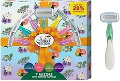 BIC Soleil 4 Escape Women's Disposable 4 - Blade Razors, Scented Handles, 7 - Pack