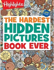 Hardest Hidden Pictures Book: 1500+ Tough Objects, Seek-and-Find Kids Puzzle Book