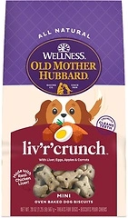 Wellness Old Mother Hubbard Classic Liv'R'Crunch Dog Biscuits, 20 oz Bag