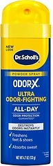 Dr. Scholl's Odor-X Odor-Fighting Spray-Powder, All-Day Odor Protection