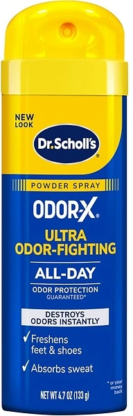 Dr. Scholl's Odor-X Odor-Fighting Spray-Powder, All-Day Odor Protection