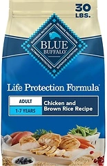 Blue Buffalo Life Protection Formula Adult Dry Dog Food, Chicken & Brown Rice, 30 lb.