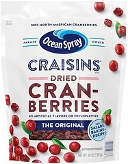 Ocean Spray Craisins Dried Cranberries, Original, 48 Ounce