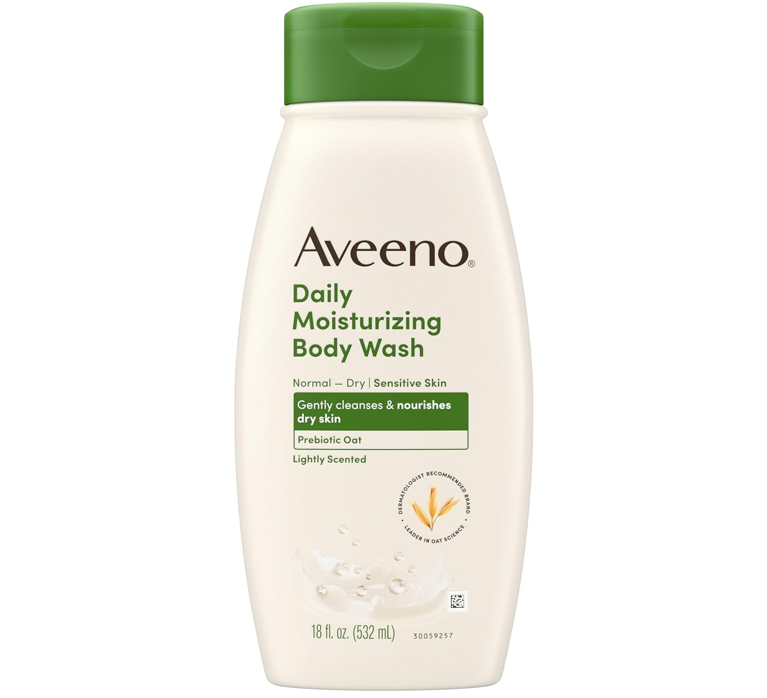 Aveeno Daily Moisturizing Body Wash for Dry & Sensitive Skin, 18 fl. oz