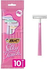 BIC Silky Touch Women's Disposable Razors, 2 Blades, 10 Count