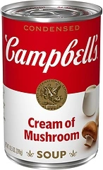 Campbell's Condensed Cream of Mushroom Soup, 10.5 Ounce Can