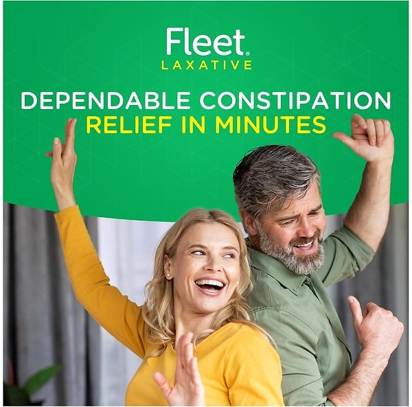 Fleet Saline Enema for Adult Constipation, 2 Bottles, 4.5 Fl Oz Each