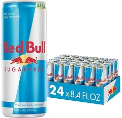 Red Bull Sugar Free Energy Drink, 8.4 Fl Oz, 24 Cans