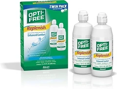 Opti-Free Replenish Contact Lens Solution, 10 FL OZ, Pack of 2