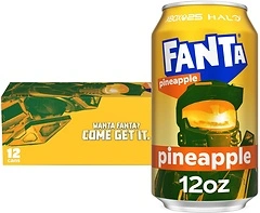 Fanta Pineapple, 12 fl oz, 12 Pack