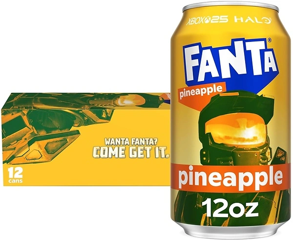 Fanta Pineapple, 12 fl oz, 12 Pack