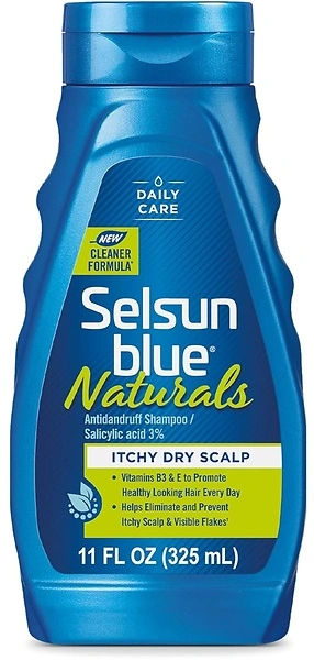 Selsun Blue Naturals Itchy Dry Scalp Anti-Dandruff Shampoo, 11 fl. oz.