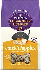 Wellness Old Mother Hubbard Classic Chick'N'Apples Dog Biscuits, 20 oz Bag