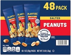 Planters Salted Peanuts (48 1 - ounce packs)
