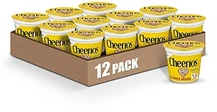 Original Cheerios Heart Healthy Cereal Cup, 1.3 OZ, Pack of 12