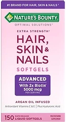 Nature's Bounty Advanced Hair, Skin & Nails Supplement, 150 Softgels