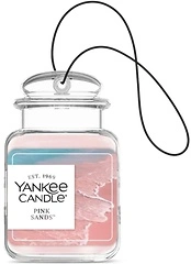 Yankee Candle Car Jar Ultimate Air Freshener, Pink Sands, Up to 30 Days