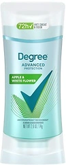 Degree Advance Protection Antiperspirant Deodorant, White Flowers & Lychee, 2.6 oz