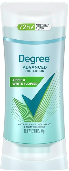 Degree Advance Protection Antiperspirant Deodorant, White Flowers & Lychee, 2.6 oz