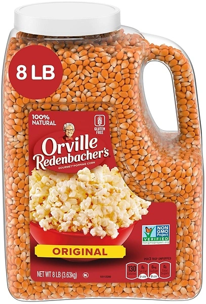 Orville Redenbacher's Original Gourmet Popping Corn Kernels, 8 lb.