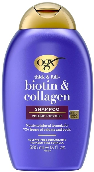 OGX Thick & Full + Biotin Volumizing Shampoo, Vitamin B7, 13 fl. oz