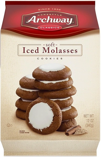 Archway Archway Iced Molasses Cookies, 12 Ounce