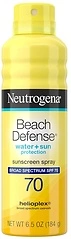 Neutrogena Beach Defense SPF 70 Spray Sunscreen, Fast Absorbing, 6.5 oz