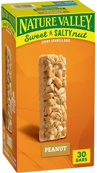 Nature Valley Sweet and Salty Granola Bars, Peanut, 30 Bars, 36 OZ
