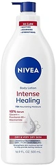 NIVEA Intense Healing Body Lotion, 72-Hour Moisture, Provitamin B5, 16.9 Fl Oz