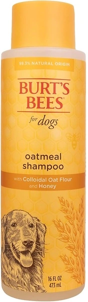 Burt's Bees Oatmeal Shampoo for Dogs with Colloidal Oat Flour and Honey, 16 Fl Oz