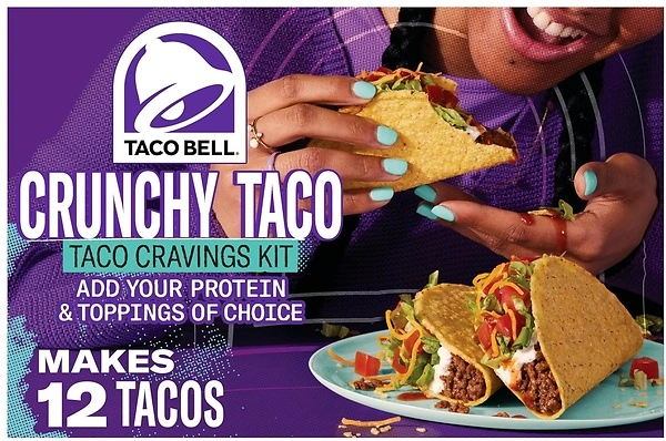 Taco Bell Crunchy Taco Dinner Kit (12 Count per Box)