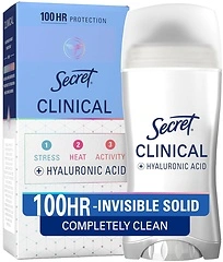 Secret Clinical Strength Antiperspirant Deodorant for Women, 2.6 oz, 72hr Protection